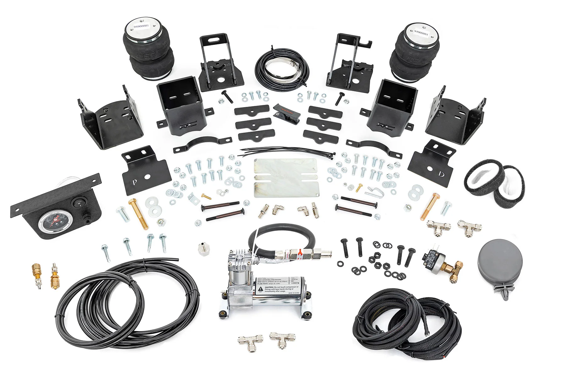 Rough Country - Air Spring Kit w/compressor - Ford F-250/F-350 Super Duty 4WD (2005-2016) - Image 6