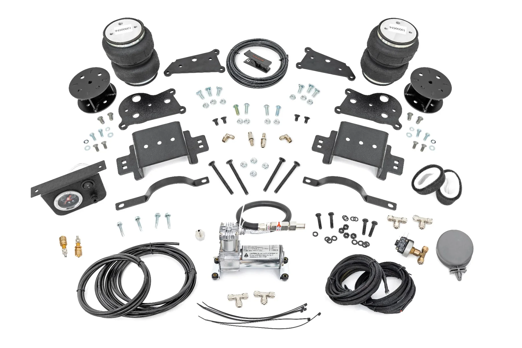 Rough Country - Air Spring Spacer Kit w/ Compressor - 5" Lift - Ram 2500 4WD (2014-2025) - Image 4