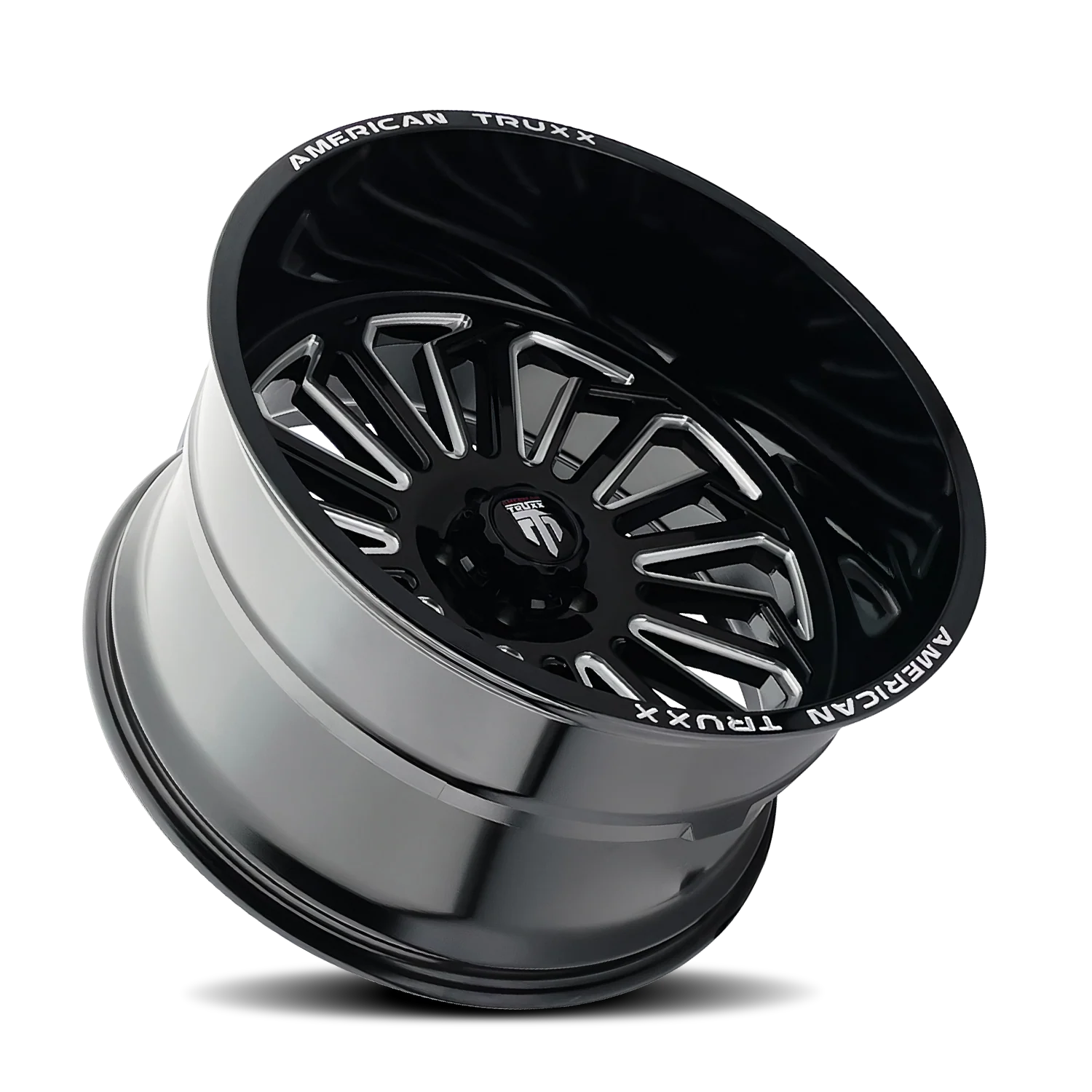 American Truxx - AMERICAN TRUXX BUTCHER AT1916 GLOSS BLACK MILLED 22X12 6-139.7 -51MM 106MM - Image 2