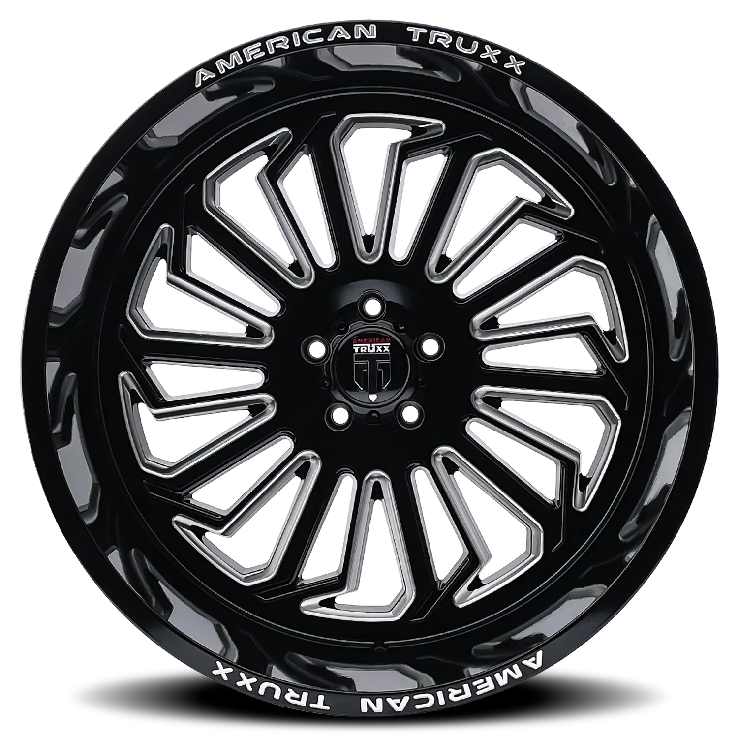 American Truxx - AMERICAN TRUXX BUTCHER AT1916 GLOSS BLACK MILLED 22X12 6-139.7 -51MM 106MM - Image 3