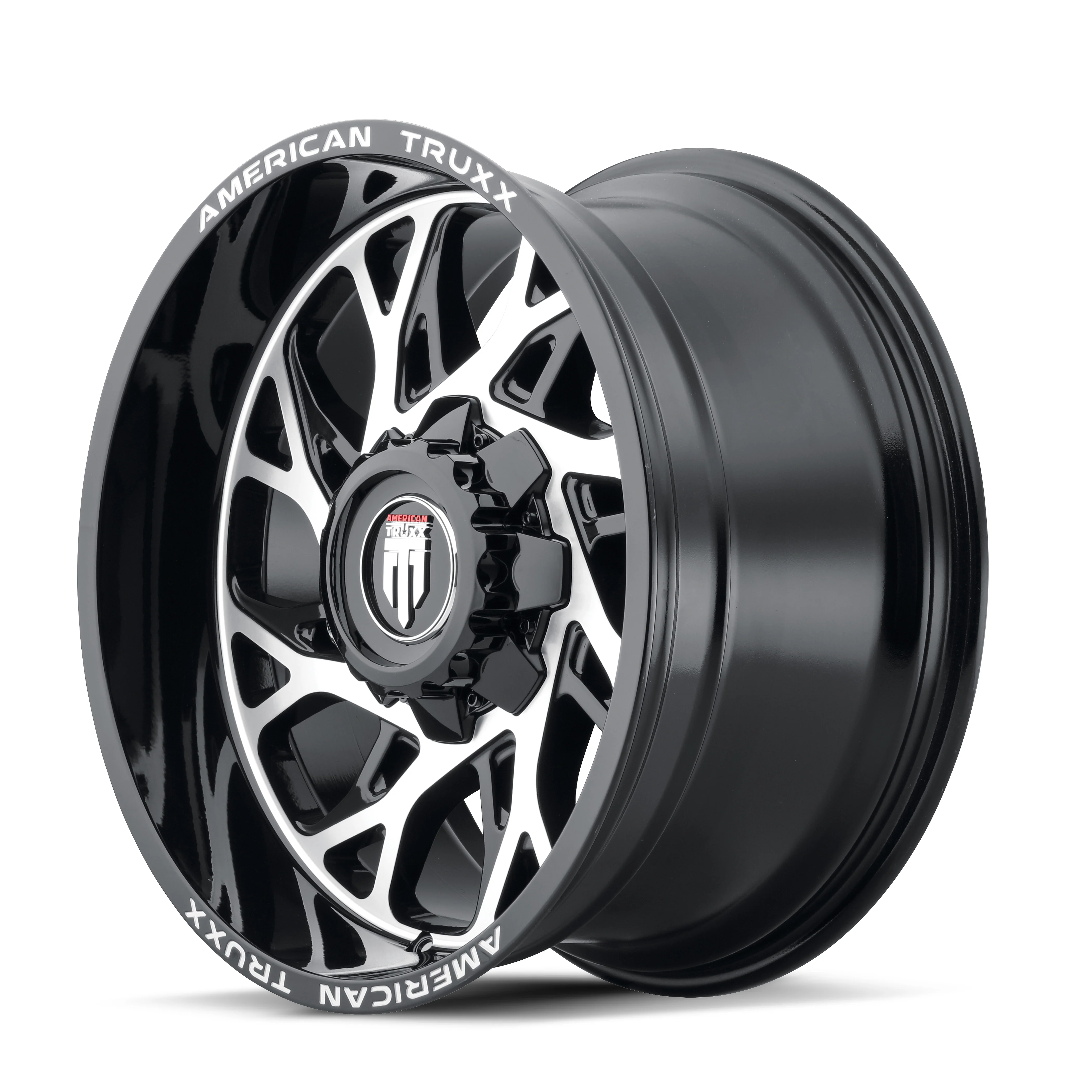 American Truxx - AMERICAN TRUXX DESTINY AT1913 BLACK MACHINED 20X12 6-135/6-139.7 -44MM 106.1MM - Image 2