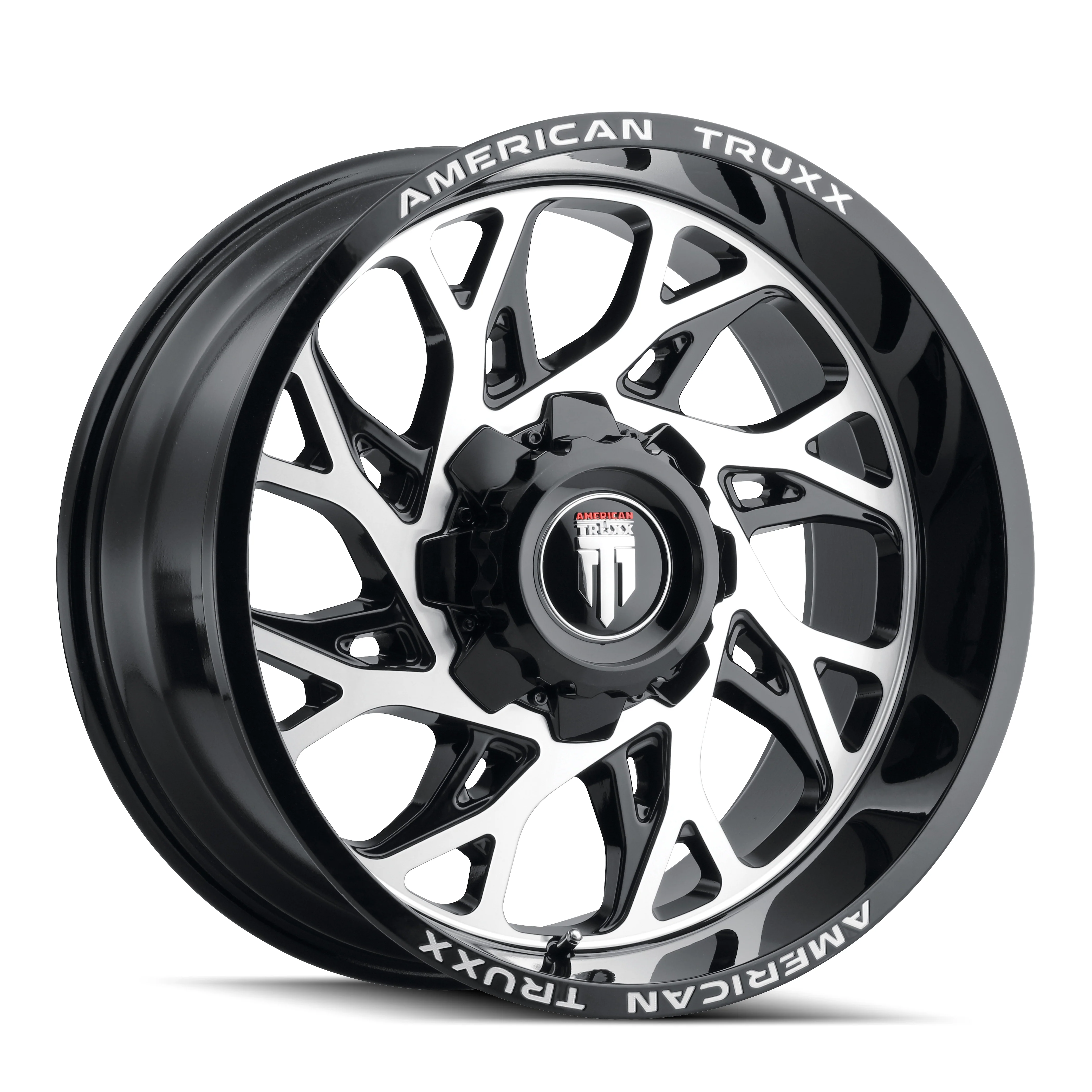 American Truxx - AMERICAN TRUXX DESTINY AT1913 BLACK MACHINED 22X12 8-165.1 -44MM 125.2MM