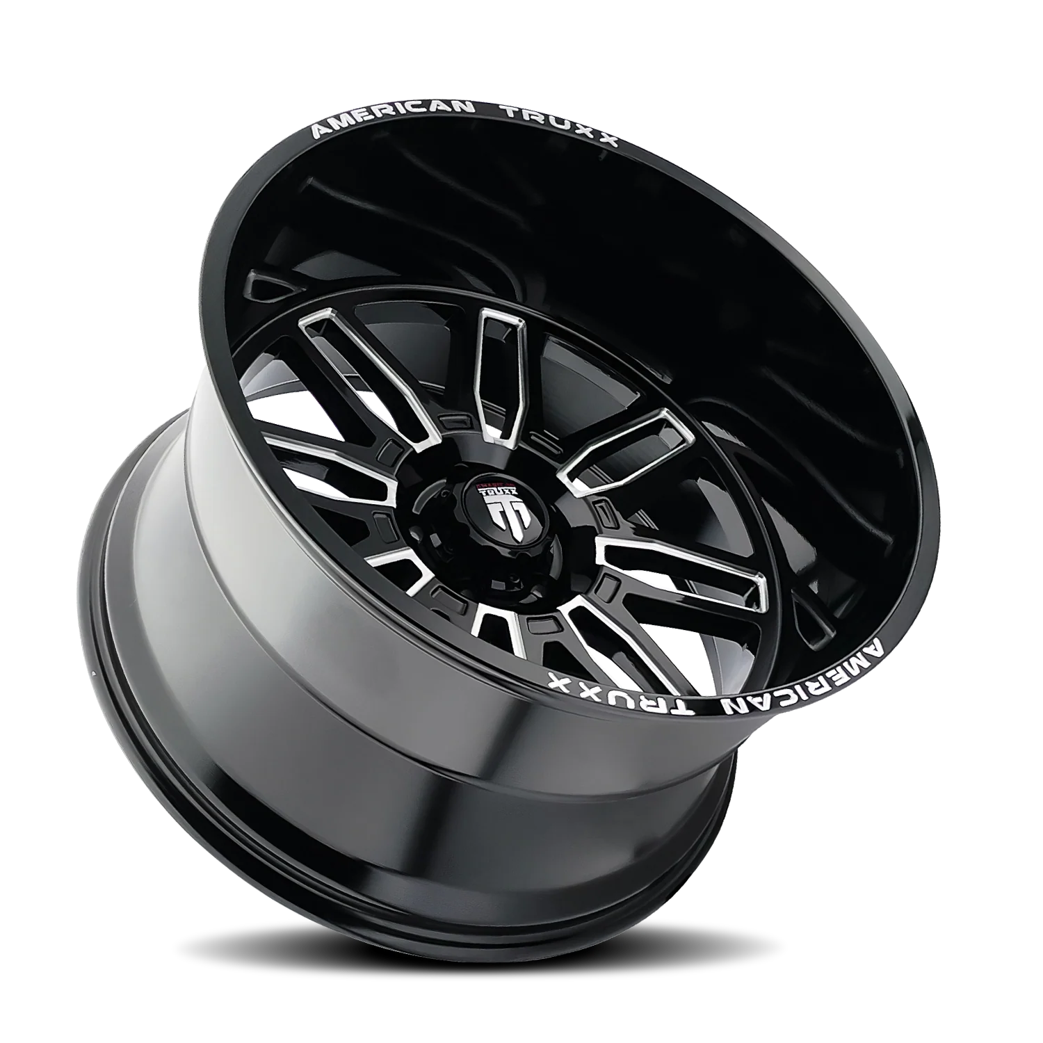 American Truxx - AMERICAN TRUXX RESTLESS AT1915 BLACK MILLED 24X14 6-135 -76MM 87.1MM - Image 2