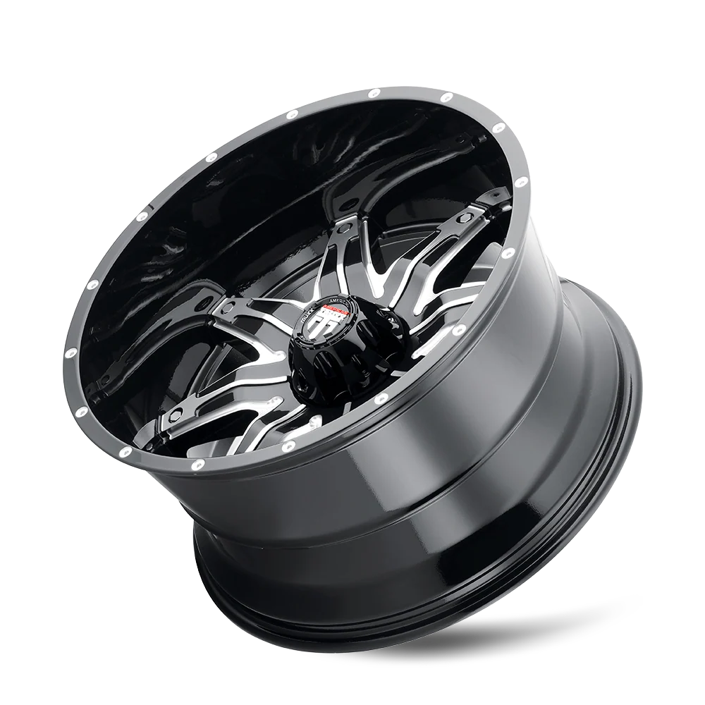 American Truxx - LONESTAR (AT185) GLOSS BLACK MACHINED - Image 3