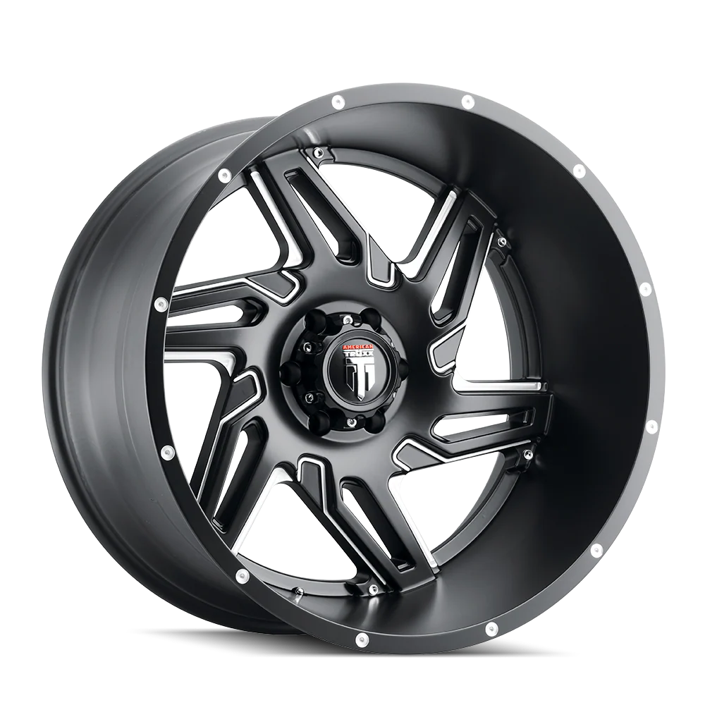 American Truxx - SPURS (AT186) SATIN BLACK MILLED