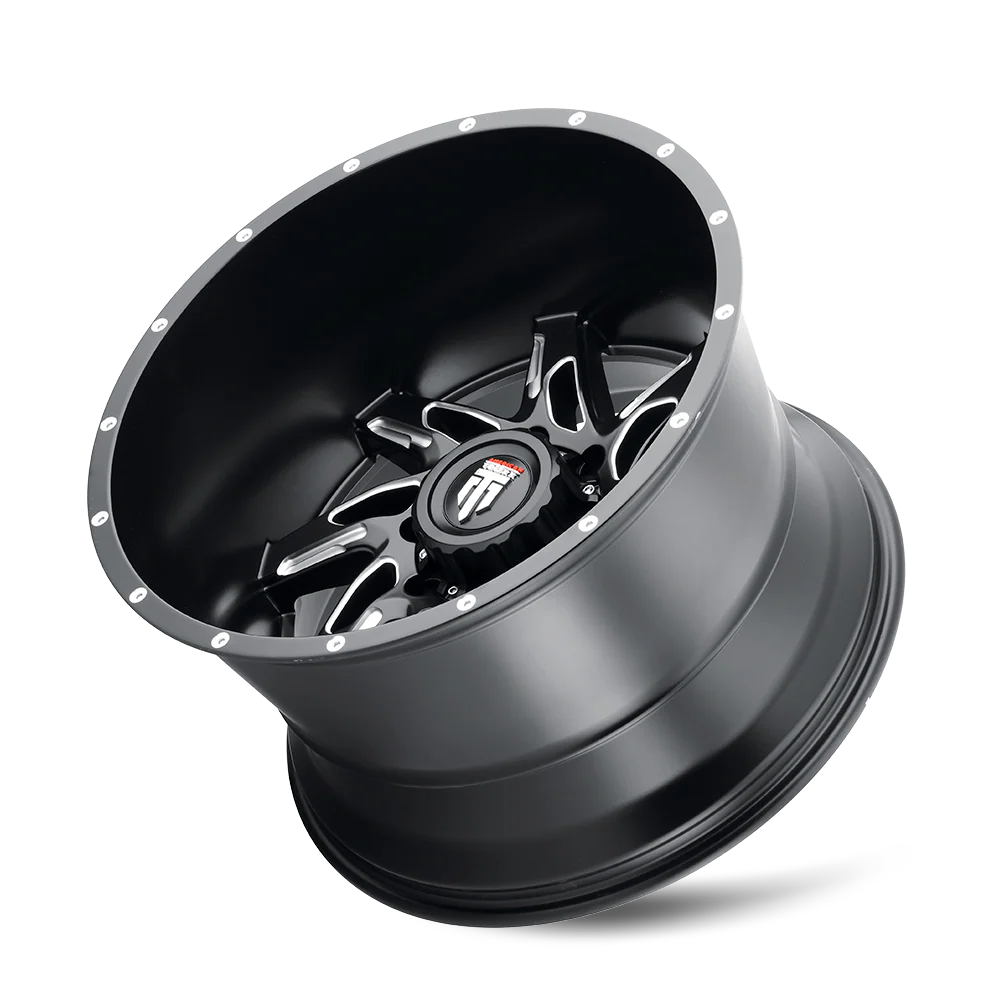 American Truxx - SPYDER (AT183) SATIN BLACK MILLED - Image 3