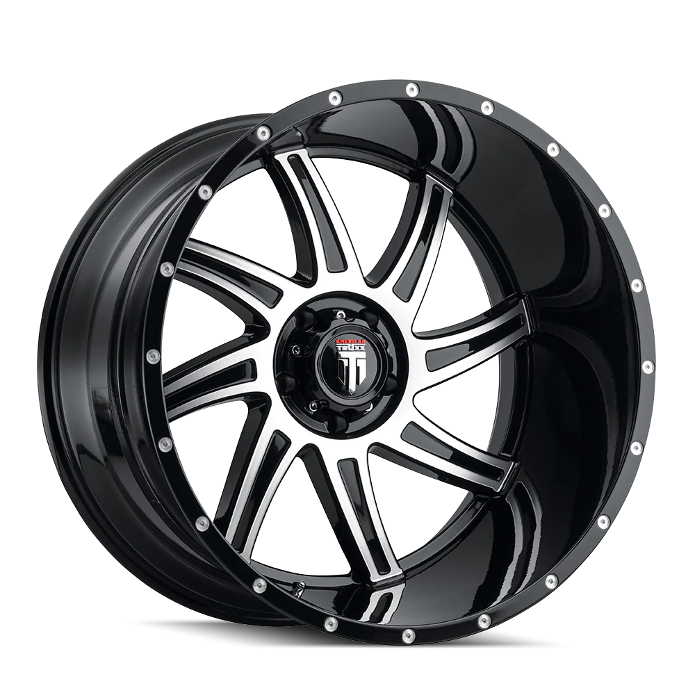American Truxx - VORTEX (AT162) GLOSS BLACK MACHINED