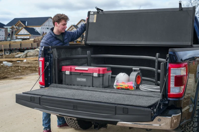 AMP Research 04-22 Ford F-150 Bedxtender HD Sport - Black (Optional No-Drill Brkt 74602-01A) - Image 13