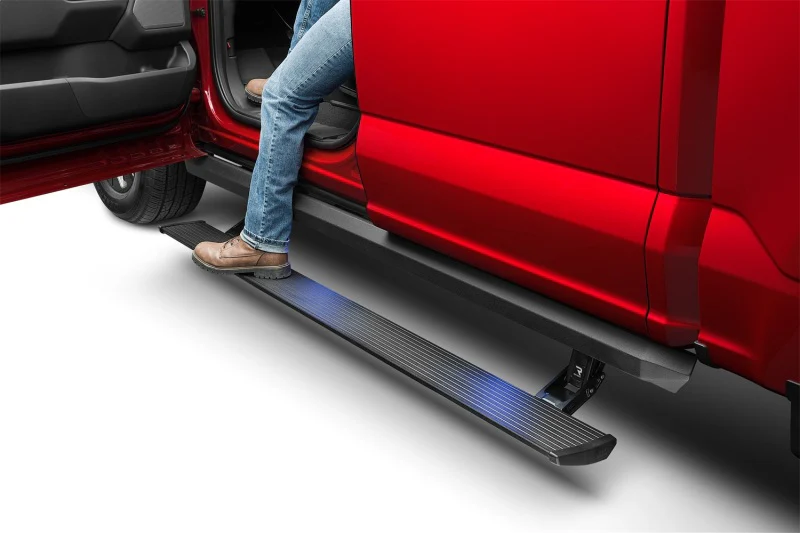 AMP Research 2015-2018 Ford F-150 SuperCrew PowerStep XL - Black - Image 2