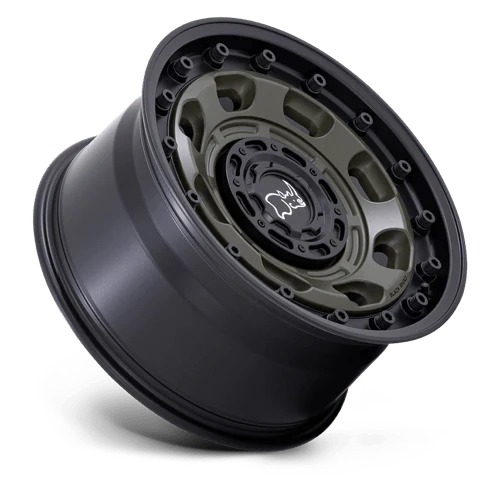 Black Rhino Wheels - ATLAS 17X8 5X4.5/5.0 72 +38 OD-GRN-BLK - Image 2