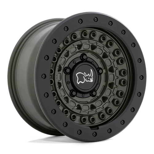 Black Rhino Wheels - BARRICADE 20X9 6X4.5 76 OD-GRN-BLK +0