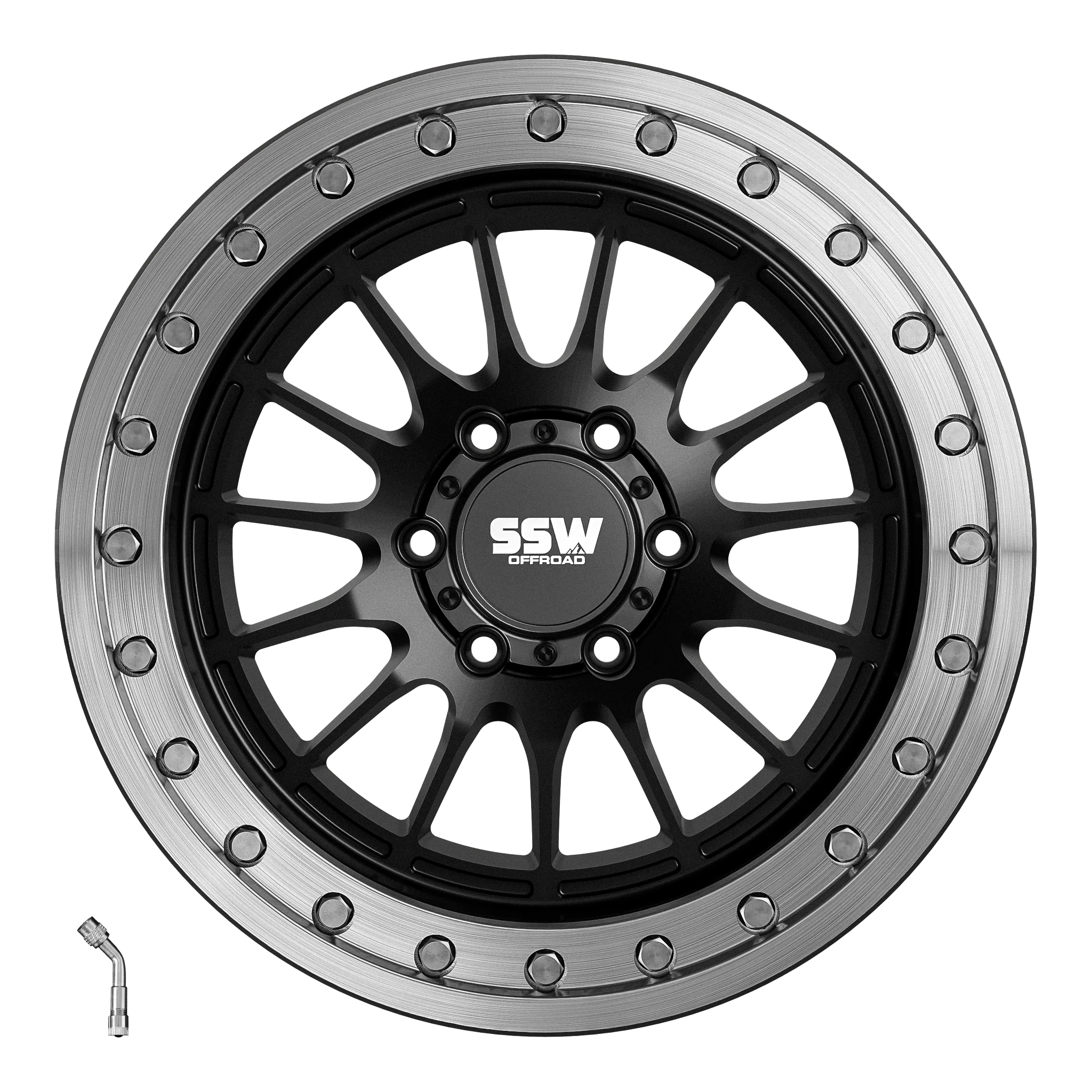 Beadlock Dakar / Matte Black / 17x9.0 -25 - Image 2