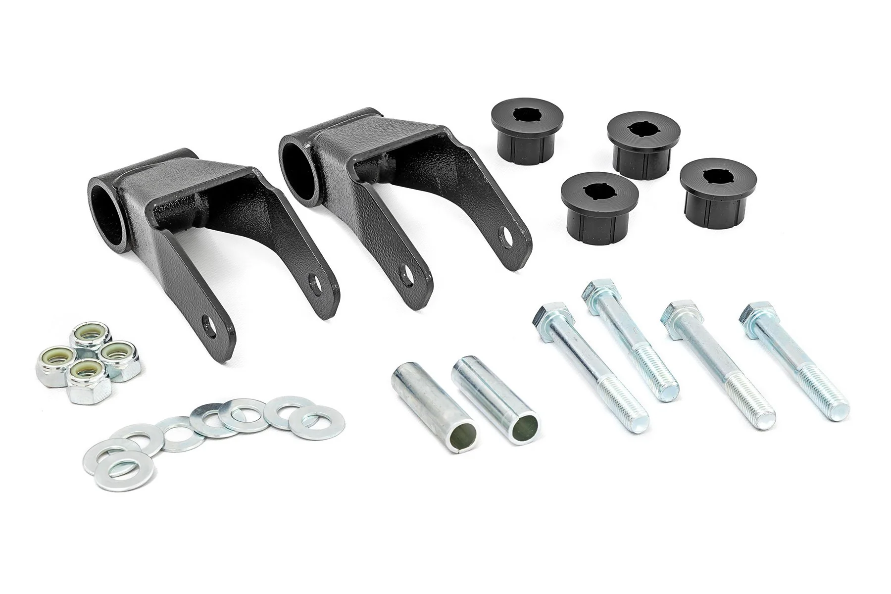 Rough Country - Boomerang Lift Shackles - .75 Inch - Jeep Cherokee XJ 2WD/4WD (1984-2001)