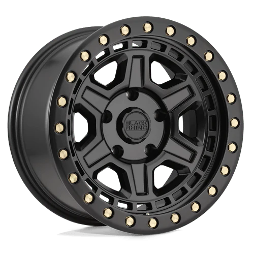 Black Rhino Wheels - BR RENO 17X9 5X127 -18 71 M-BLK BRASS HW
