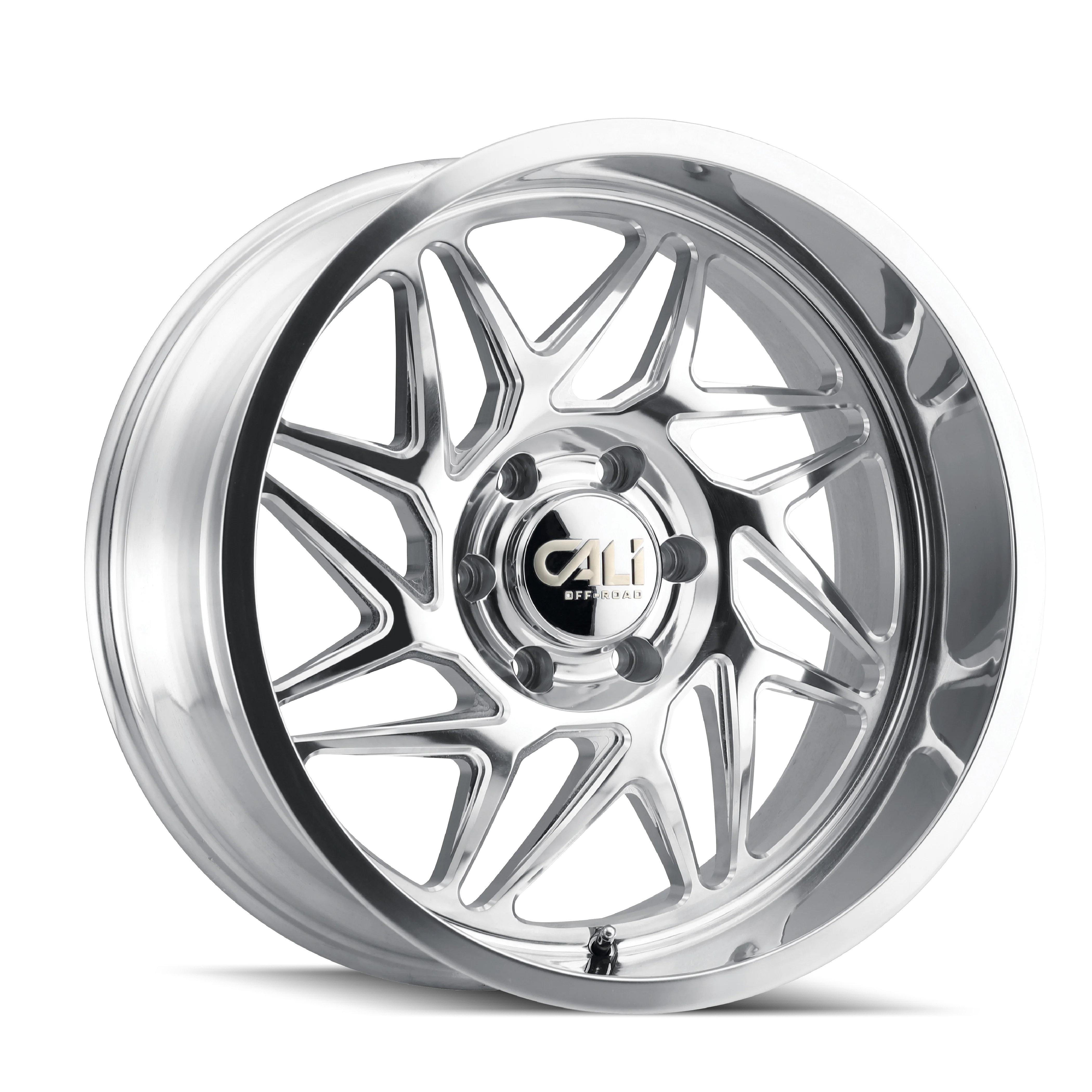 Cali Offroad - CALI OFF-ROAD GEMINI 9112 POLISHED 20X12 8-170 -51MM 125.2MM