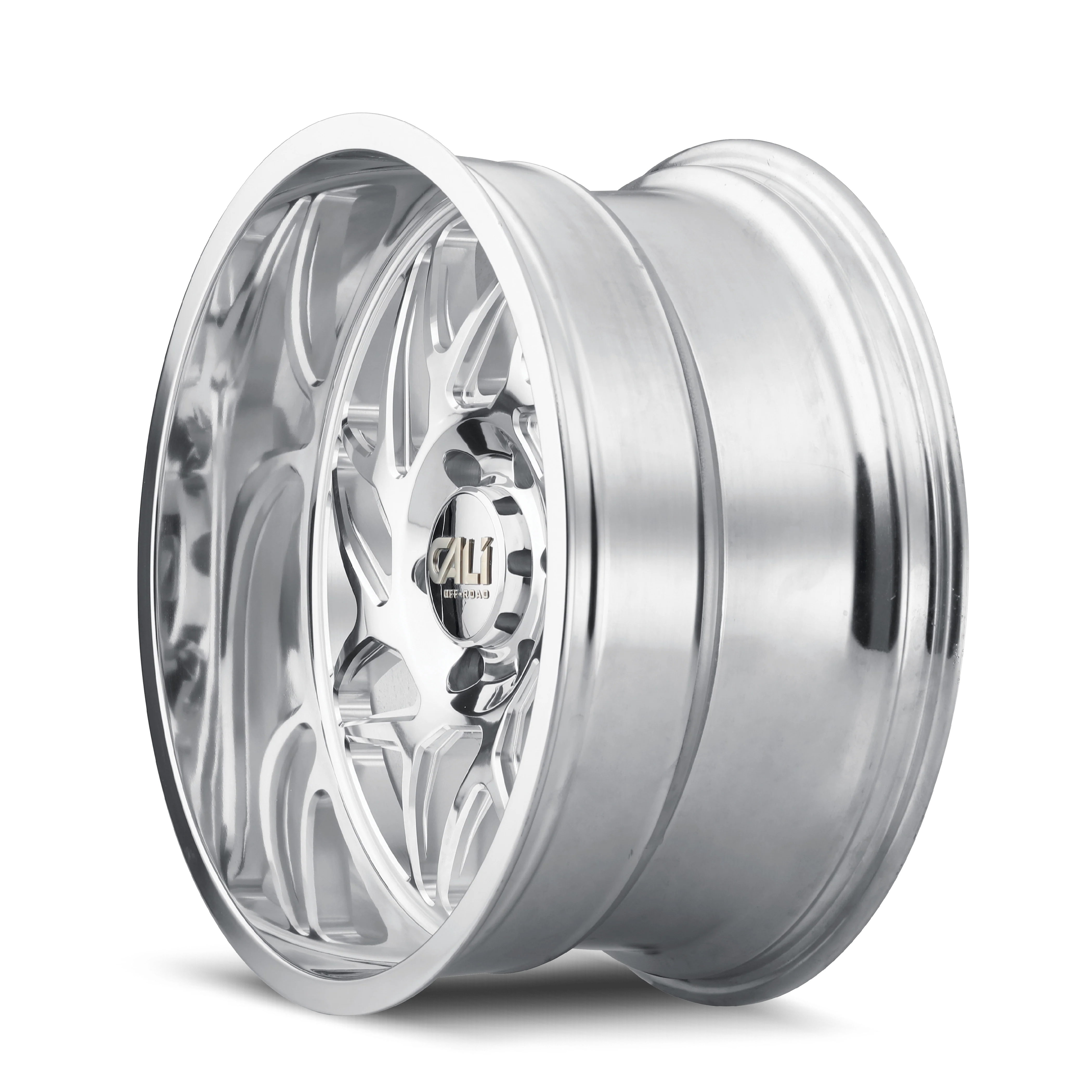 Cali Offroad - CALI OFF-ROAD GEMINI 9112 POLISHED 24X14 8-170 -76MM 125.2MM - Image 5