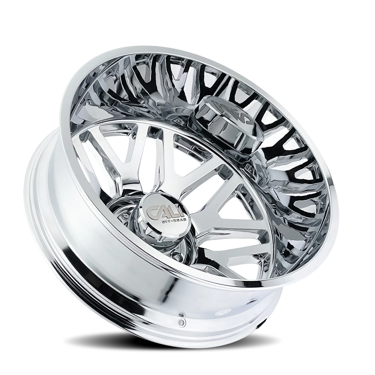 Cali Offroad - CALI OFF-ROAD-OFFROAD INVADER DUALLY 9115D CHROME 22X8.25 8-165.1 -192MM 121.3MM - Image 5