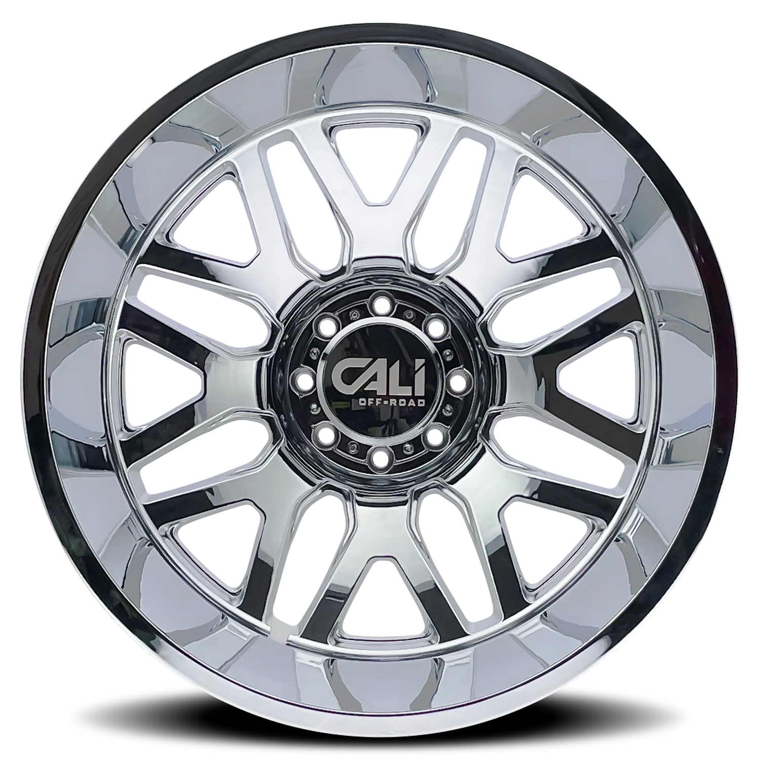 Cali Offroad - CALI OFF-ROAD-OFFROAD INVADER DUALLY 9115D CHROME 22X8.25 8-210 -232MM 154.2MM - Image 2