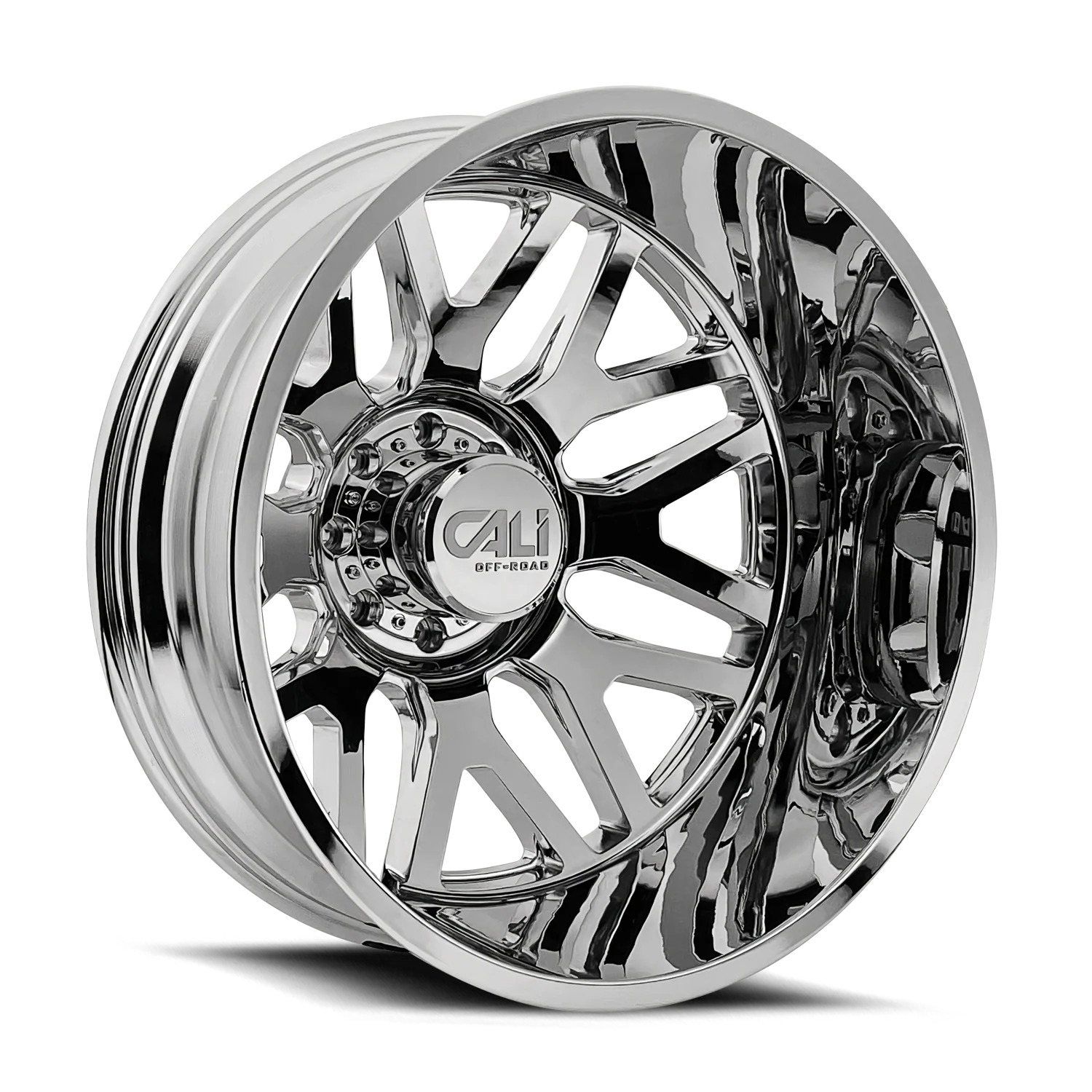 Cali Offroad - CALI OFF-ROAD-OFFROAD INVADER DUALLY 9115D CHROME 24X8.25 8-165.1 -232MM 121.3MM - Image 4