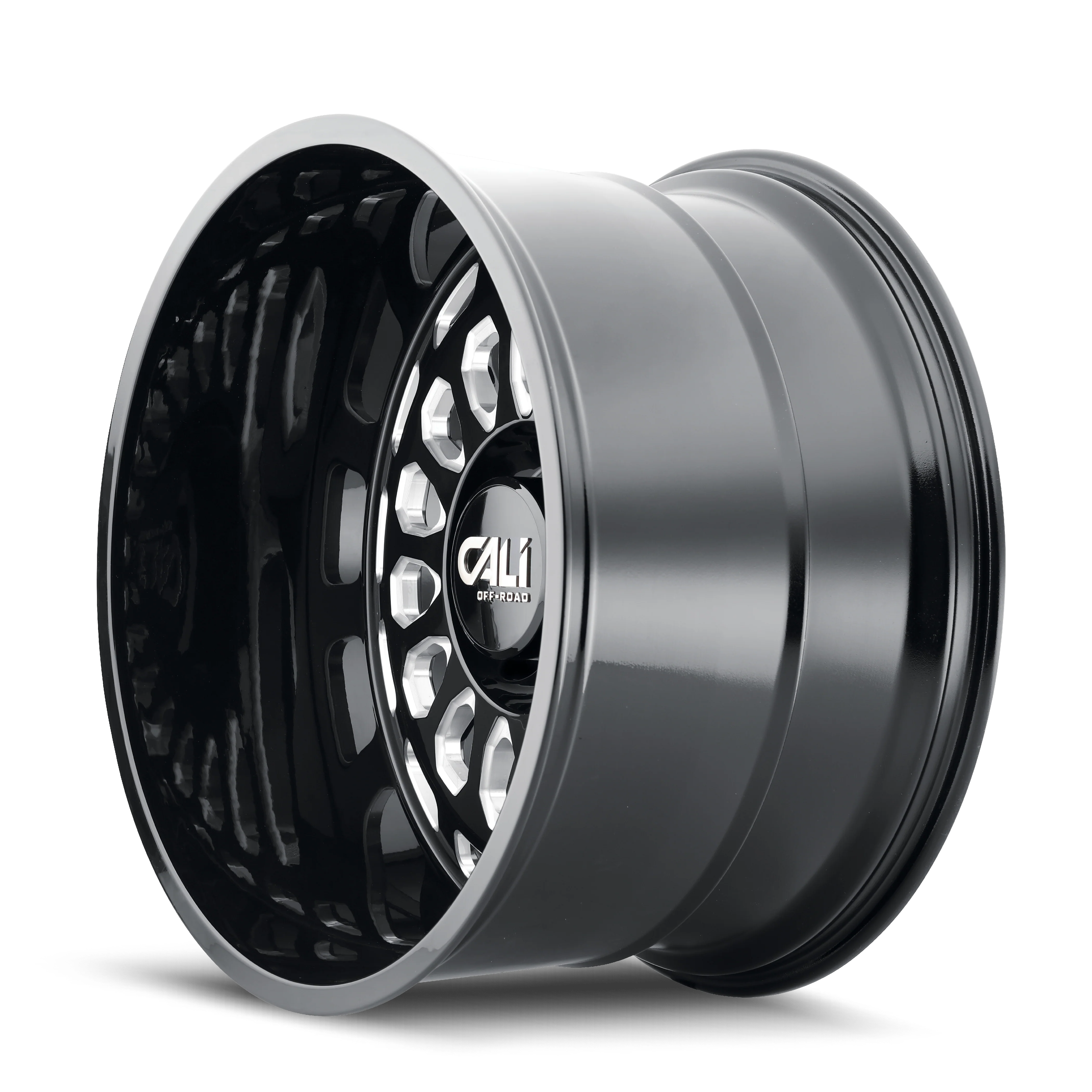 Cali Offroad - CALI OFF-ROAD PARADOX 9113 GLOSS BLACK MILLED 22X12 6-135 -51MM 87.1MM - Image 2
