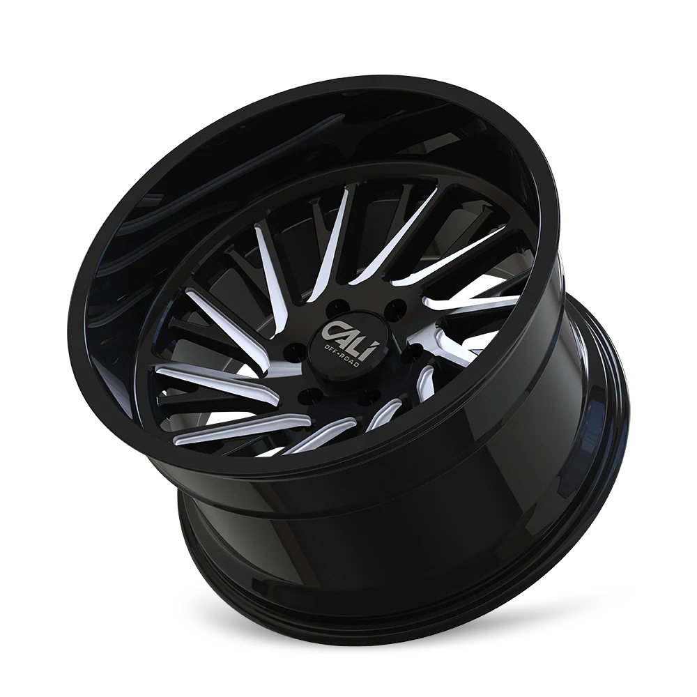 Cali Offroad - CALI OFF-ROAD PURGE 9114 GLOSS BLACK MILLED 20X10 5-127 -25MM 78.1MM - Image 6