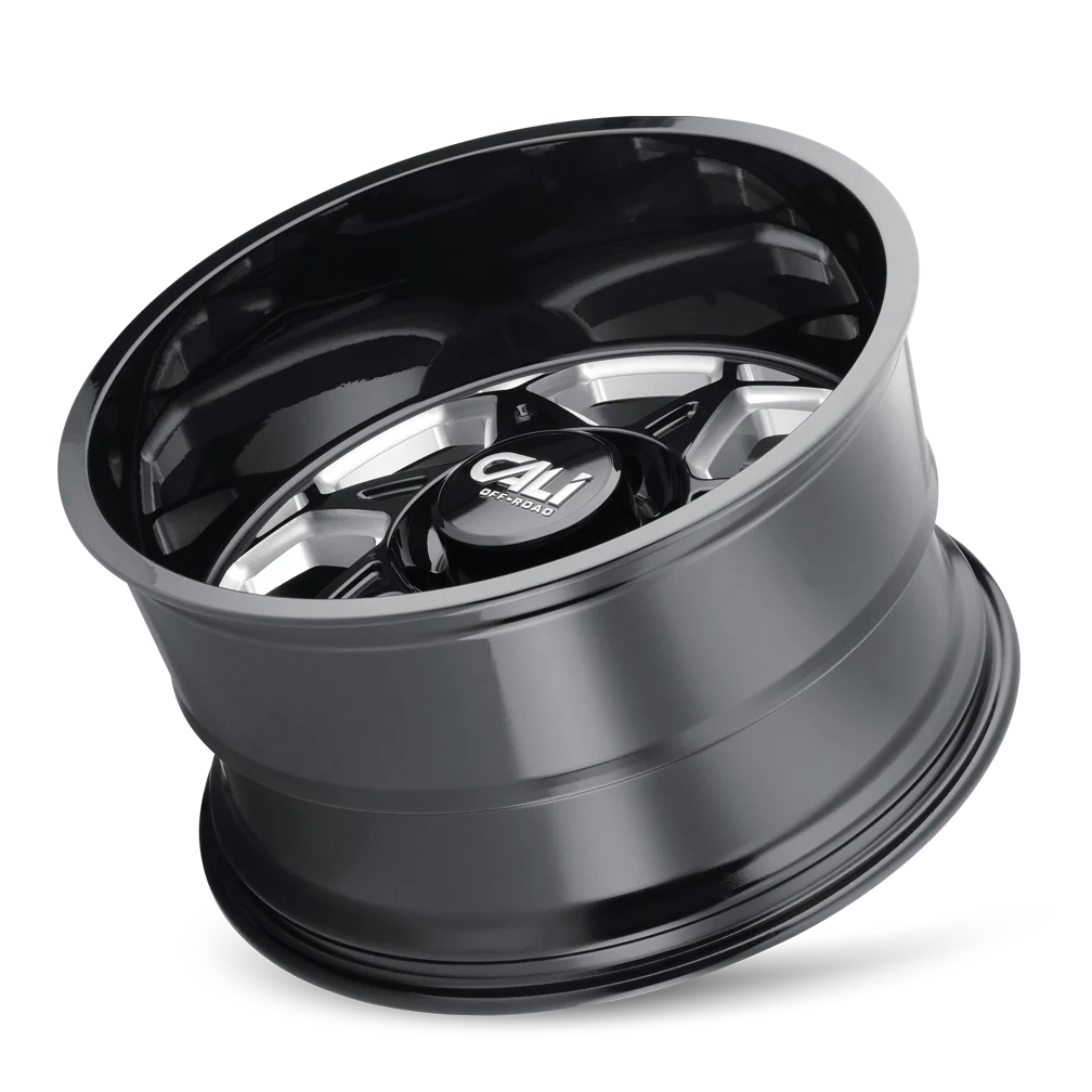 Cali Offroad - CALI OFF-ROAD SEVENFOLD 9111 GLOSS BLACK MILLED 20X9 6-135 0MM 87.1MM - Image 3