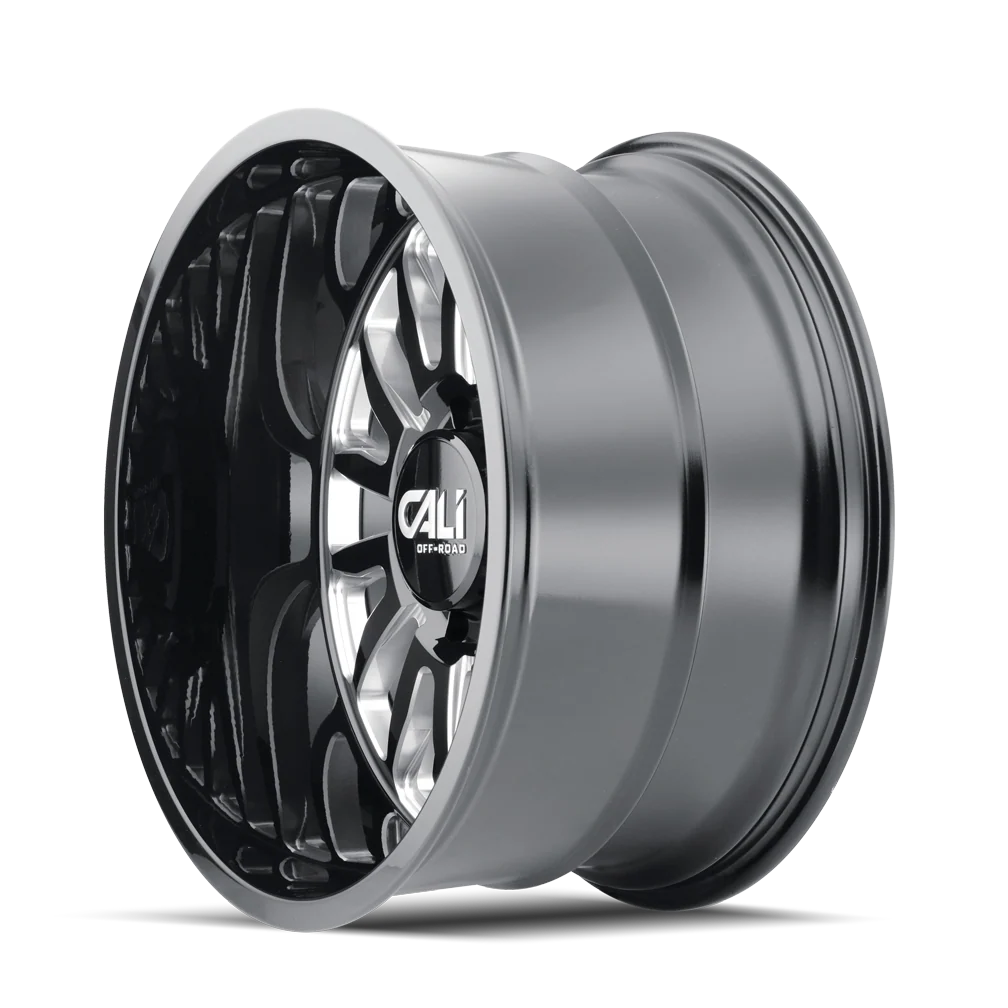 Cali Offroad - CALI OFF-ROAD SUMMIT 9110 GLOSS BLACK MILLED 24X14 8-170 -76MM 125.2MM - Image 2