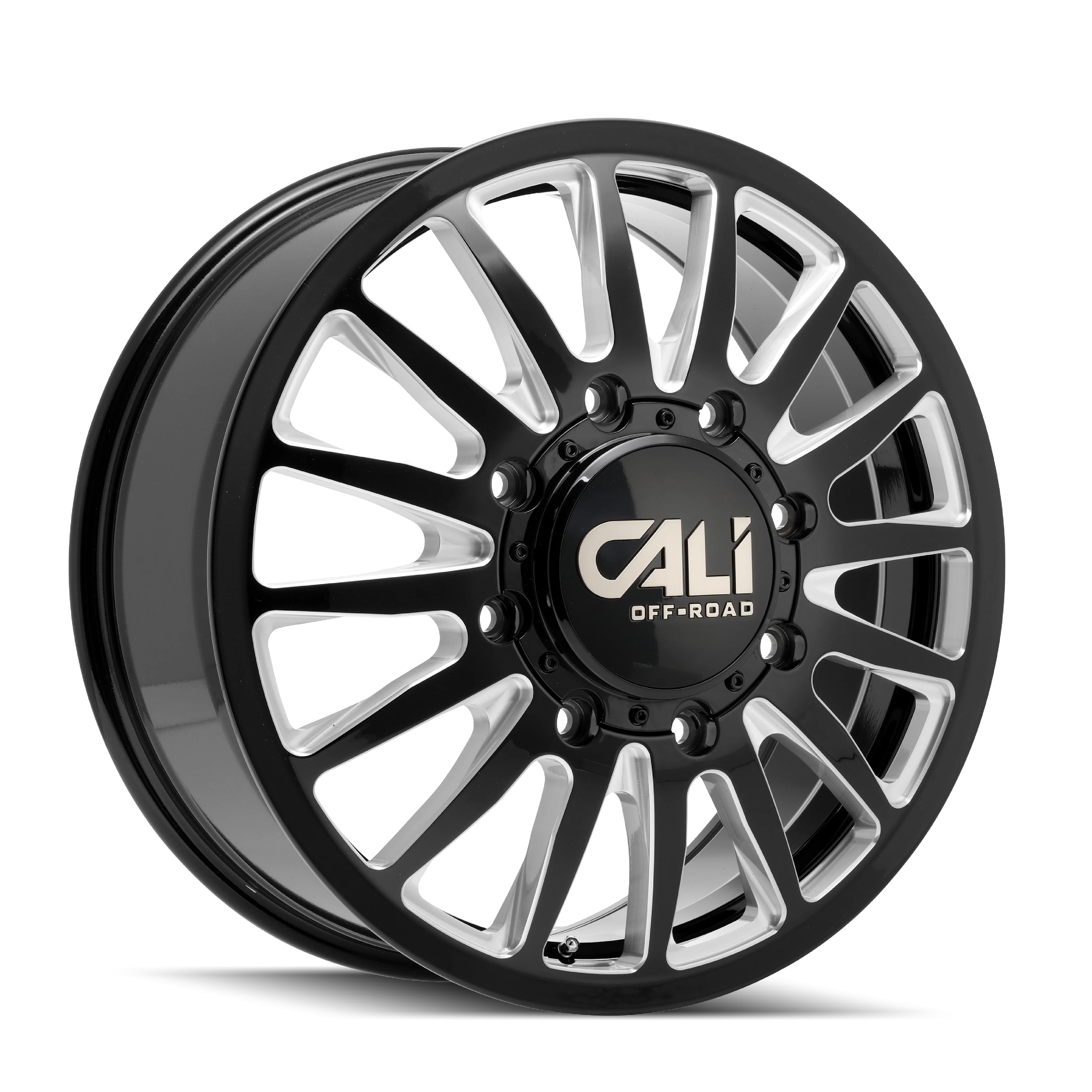 Cali Offroad - SUMMIT DUALLY FRONT (9110) GLOSS BLACK MILLED - Image 4