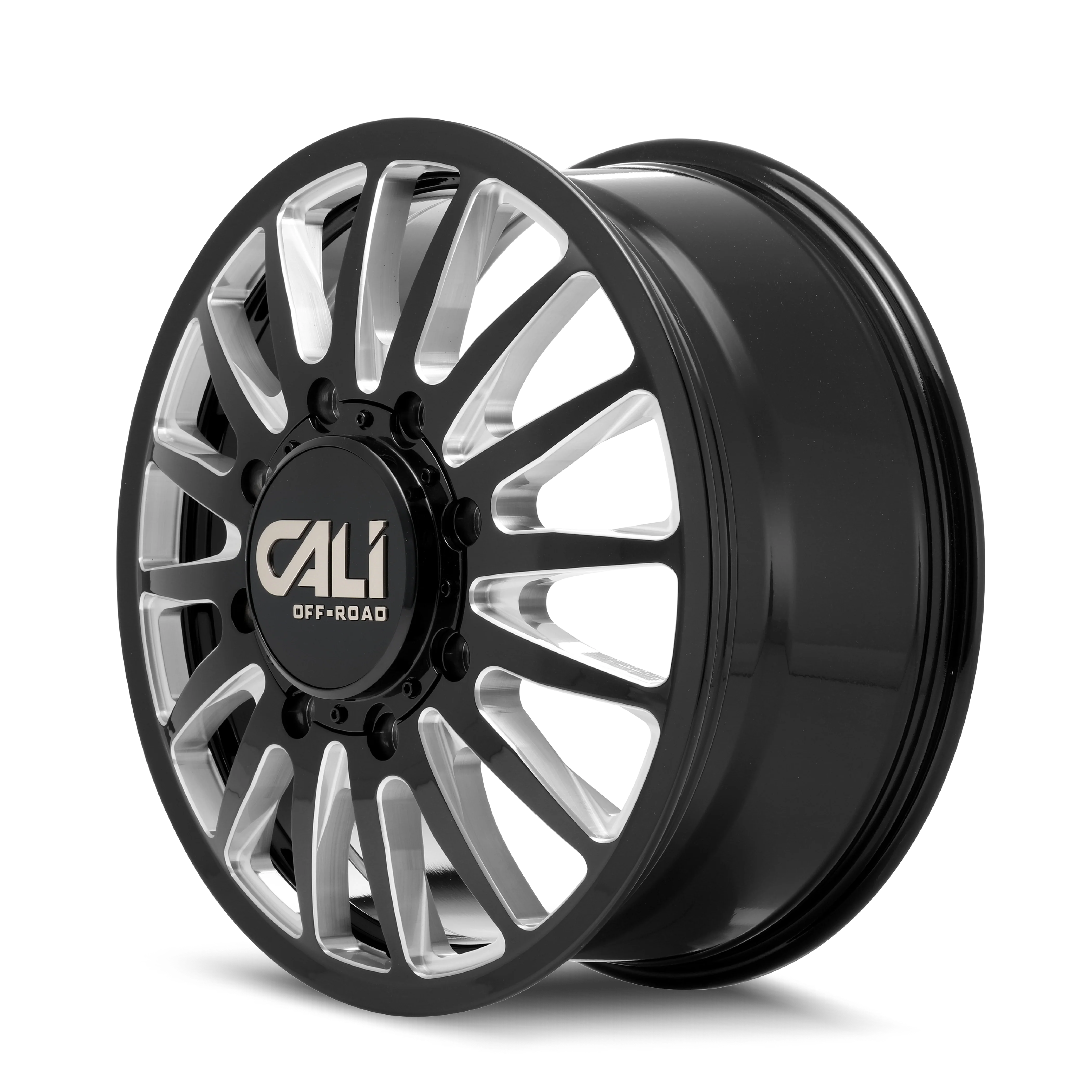 Cali Offroad - SUMMIT DUALLY REAR (9110) GLOSS BLACK MILLED - Image 2
