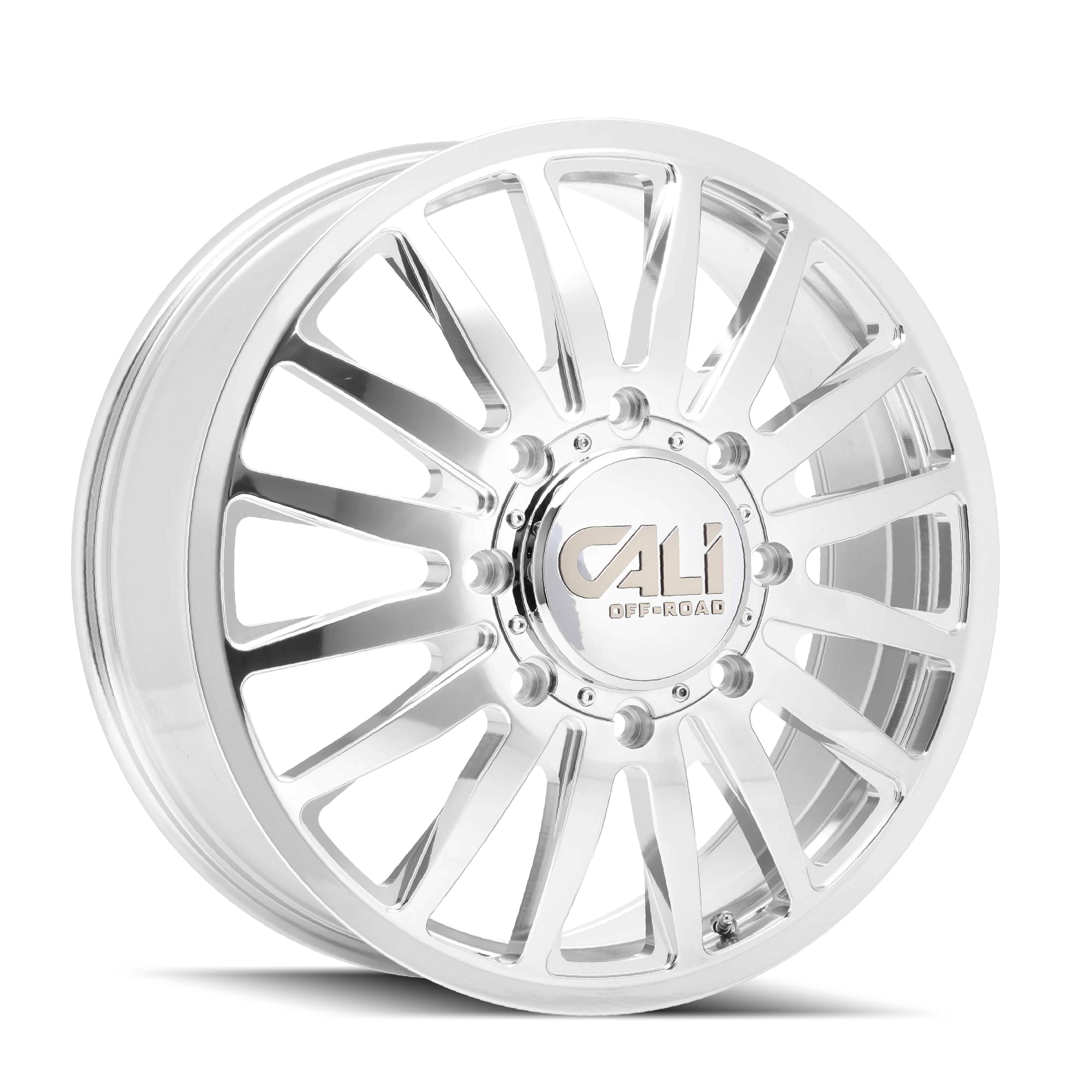Cali Offroad - CALI OFF-ROAD SUMMIT DUALLY REAR 9110 POLISHED 20X8.25 8-165.1 -192MM 121.3MM