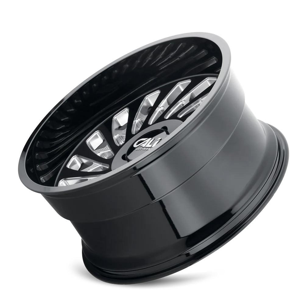 Cali Offroad - CALI OFF-ROAD SWITCHBACK 9108 GLOSS BLACK MILLED 20X12 5-127 -51MM 78.1MM - Image 3