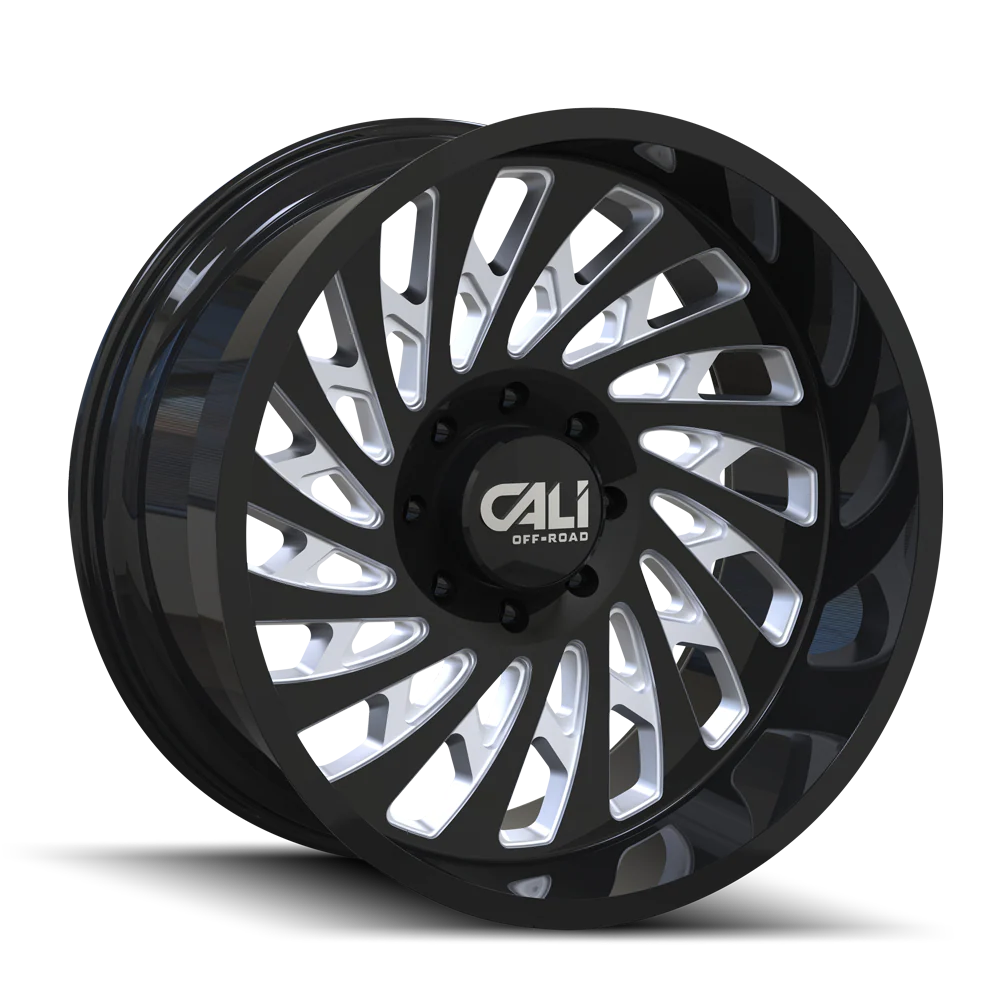 Cali Offroad - CALI OFF-ROAD SWITCHBACK 9108 GLOSS BLACK MILLED 20X12 5-139.7 -51MM 87.1MM - Image 4