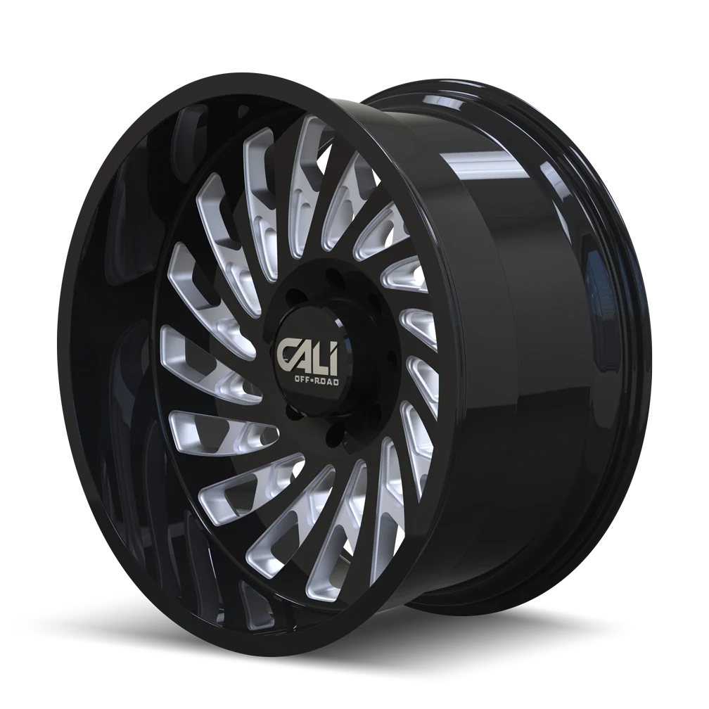 Cali Offroad - CALI OFF-ROAD SWITCHBACK 9108 GLOSS BLACK MILLED 20X9 6-135 0MM 87.1MM - Image 5