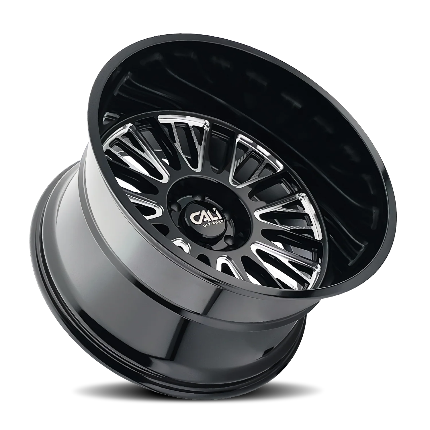 Cali Offroad - CALI OFF-ROAD VERTEX 9116 BLACK MILLED 24X14 8-170 -76MM 125.2MM - Image 5