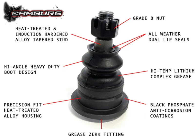 Camburg Toyota Tacoma Pre/4WD 05-23 Performance X-Joint Upper Arms - Image 5