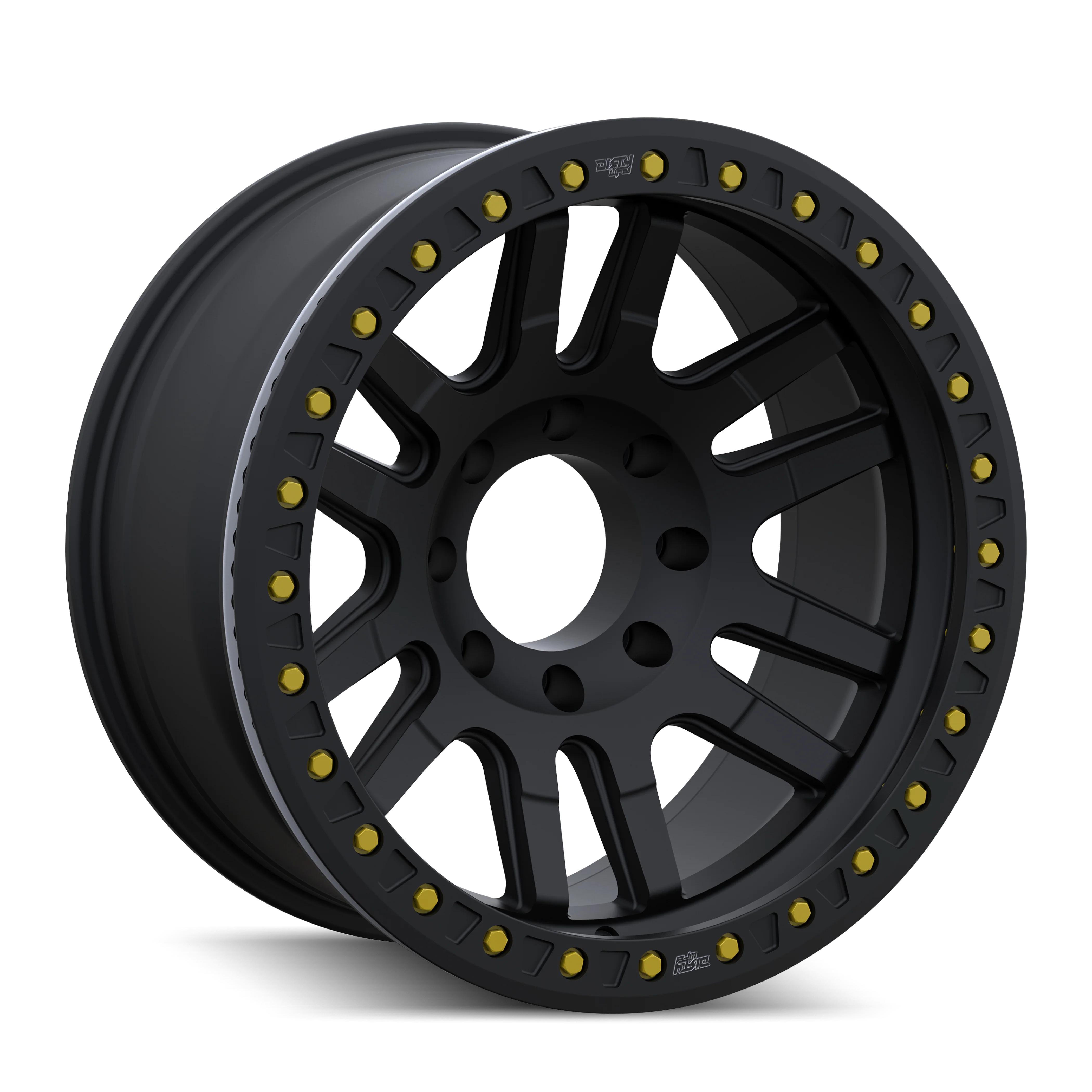 DIRTY LIFE - DIRTY LIFE CANYON RACE 9314 SATIN BLACK 20X10 BLANK -44MM 71.5MM