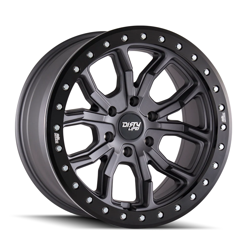 DIRTY LIFE - DIRTY LIFE DT-1 9303 SATIN GUNMETAL 17X9 5-127 -38MM 78.1MM