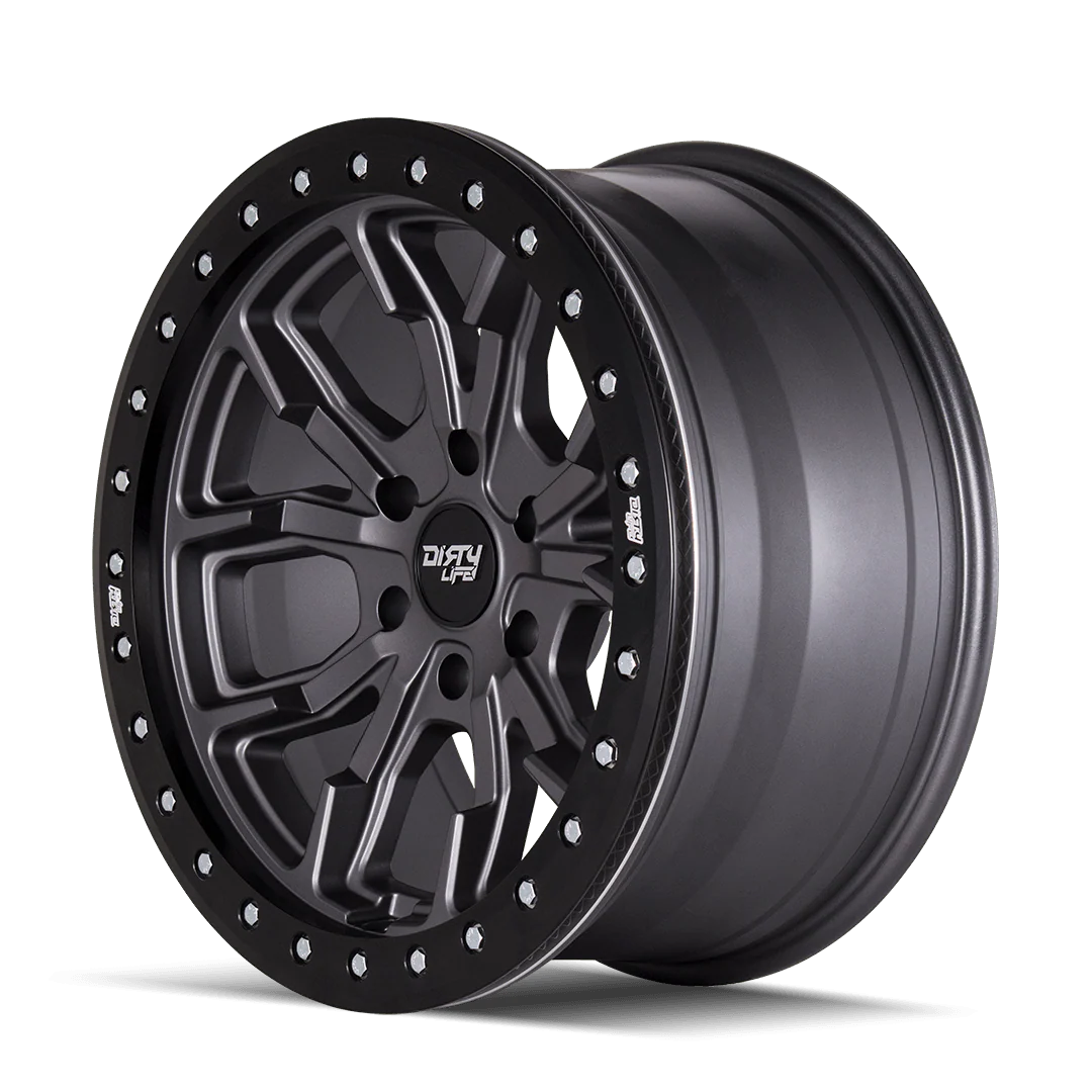 DIRTY LIFE - DIRTY LIFE DT-1 9303 SATIN GUNMETAL 17X9 5-127 -38MM 78.1MM - Image 2