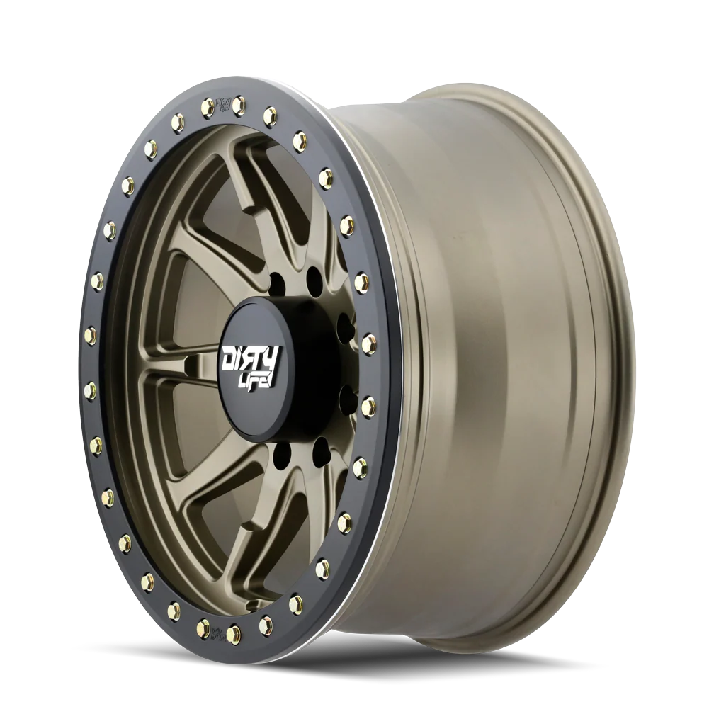 DIRTY LIFE - DIRTY LIFE DT-2 9304 SATIN GOLD 17X9 5-127 -38MM 78.1MM - Image 2