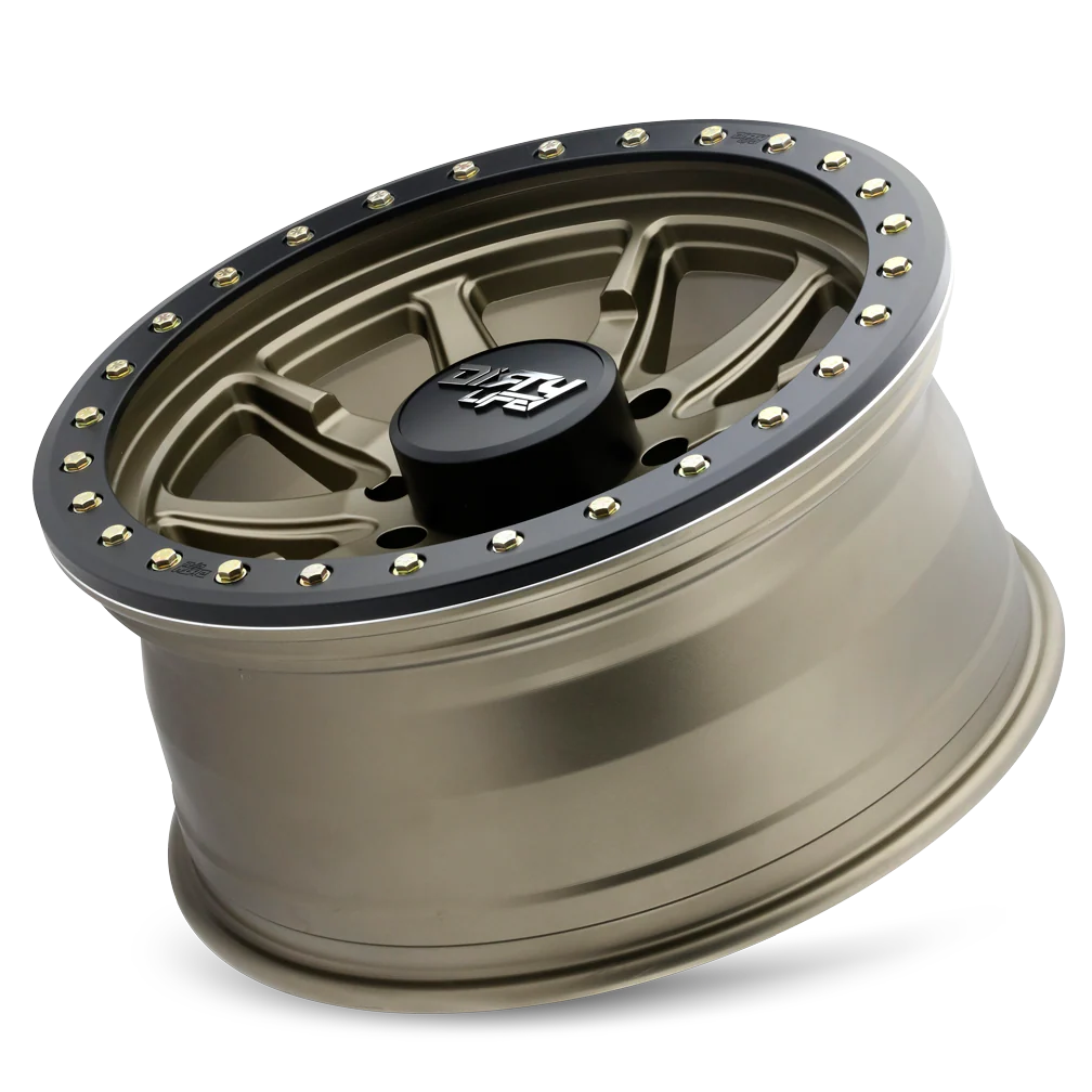 DIRTY LIFE - DIRTY LIFE DT-2 9304 SATIN GOLD 17X9 8-165.1 -12MM 130.8MM - Image 3