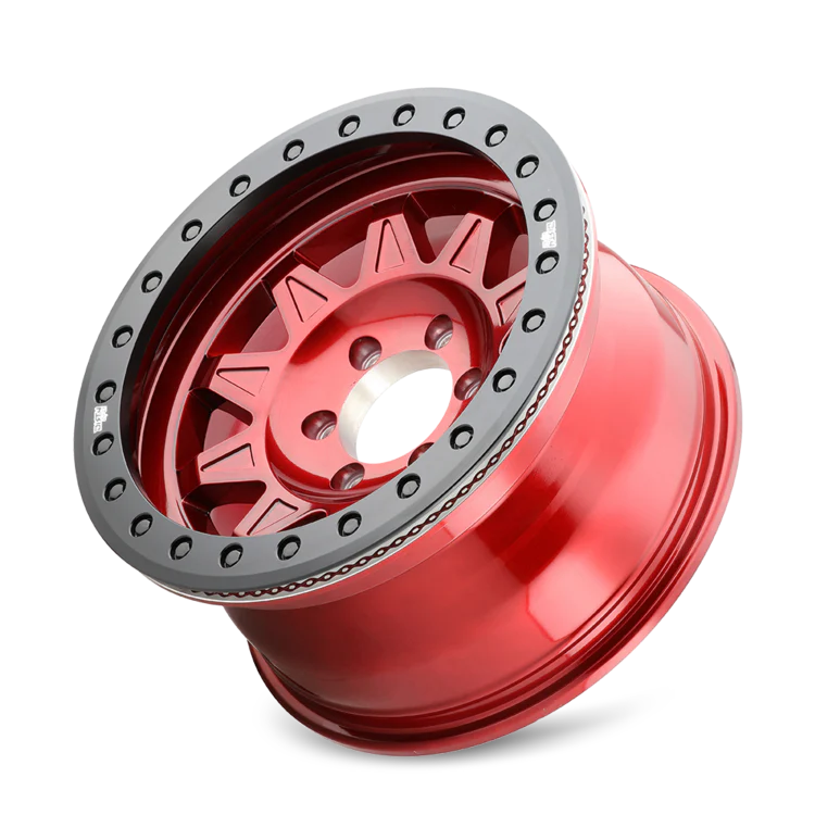 DIRTY LIFE - DIRTY LIFE ROADKILL RACE 9302 GLOSS CRIMSON CANDY RED 17X9 5-127 -38MM 71.5MM - Image 3