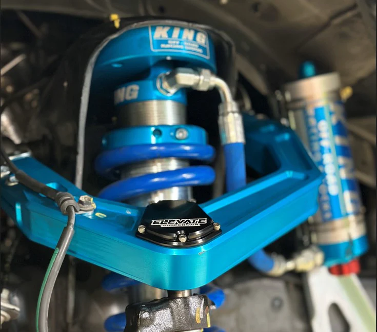 Elevate ®King Blue Billet Uniball UCA, 2021+ Ford Bronco 4WD - Image 2