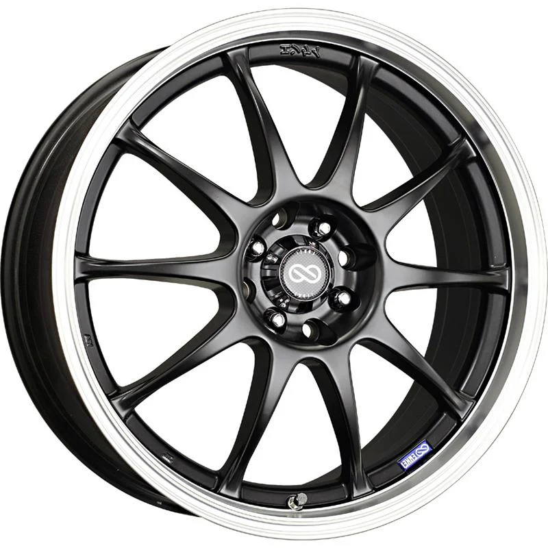 Enkei J10 16x7 5x112/114.3 38mm Offset 72.62mm Bore Dia Silver w/ Machined Lip Wheel - Image 3