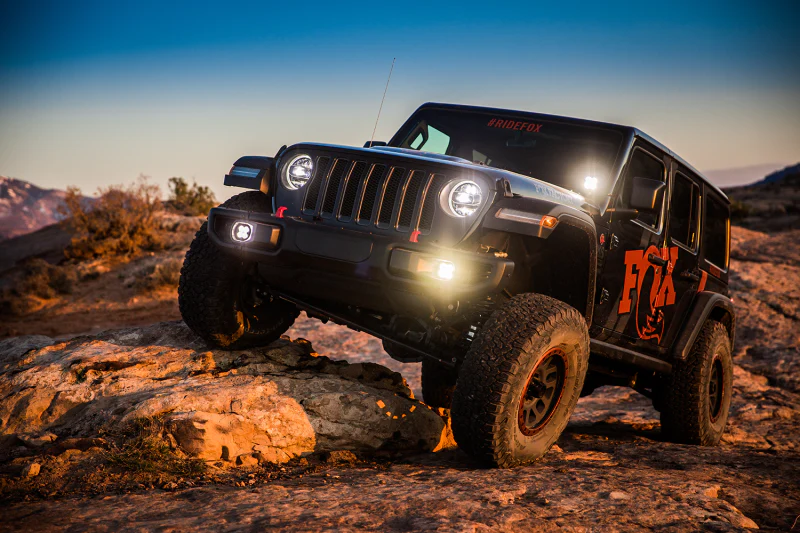 Fox 18-Up Jeep JL / 20-Up Gladiator 2.0 Factory Series Gen2 2.0in. Trvl 10in Ext Front Bump Stop IFP - Image 4