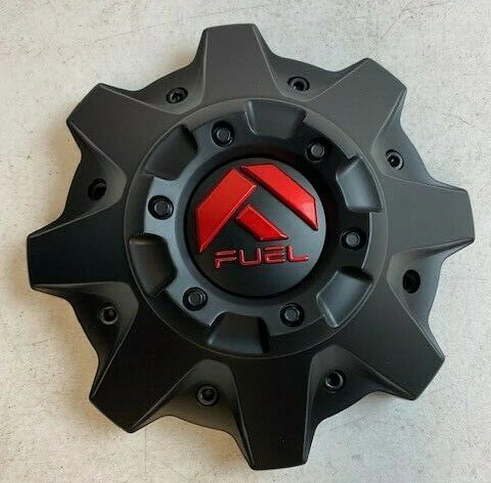 Fuel Off-Road - FUEL BOLT ON CAP (MBLK/RED) - 5X5.0