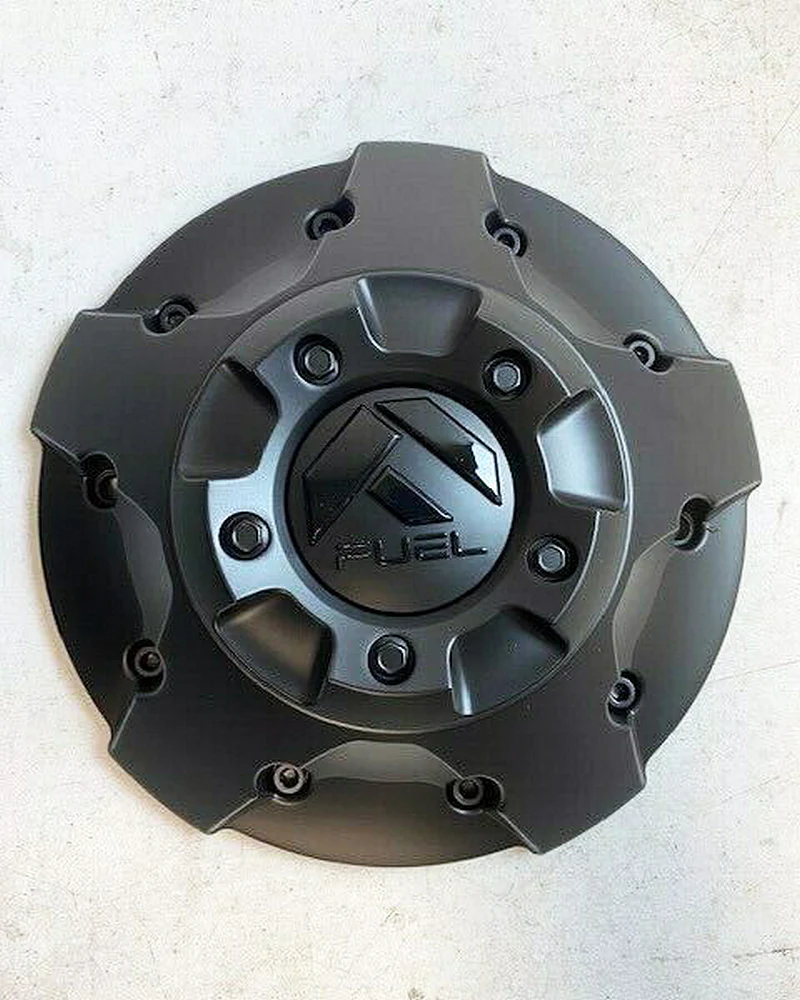 Fuel Off-Road - FUEL FIVE BAR CAP - BLACK ON BLACK 8 LUG