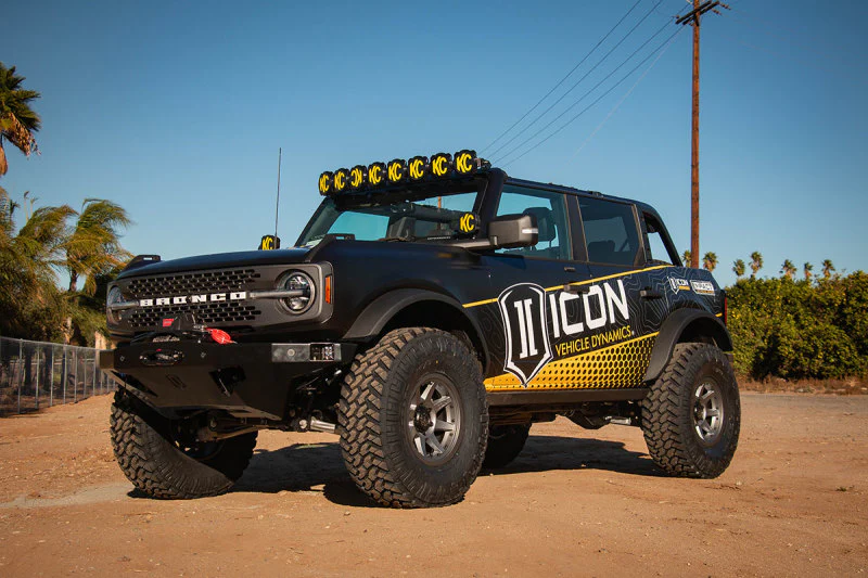 ICON 2021+ Ford Bronco Billet Rear Lower Link Kit - Image 5