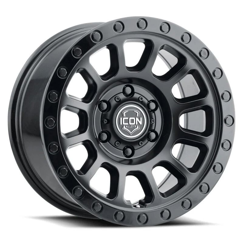 ICON Hulse 18x9 6x5.5 25mm Offset 6in BS Double Black