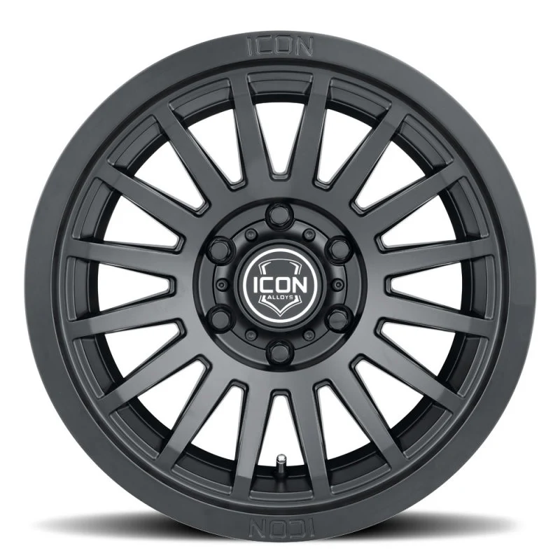 ICON Recon SLX 17x8.5 6x5.5 BP 25mm Offset 5.75in BS 95.1mm Bore Satin Black Wheel - Image 3