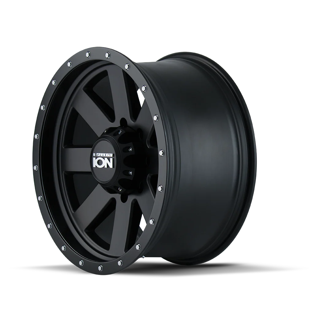 Ion Alloy - ION 134 MATTE BLACK 17X8.5 6-139.7 -6MM 106MM - Image 2